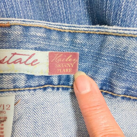 Aeropostale Hailey skinny flare midrise Cowgirl Tough flap pocket jeans 11/12 L - Picture 10 of 11